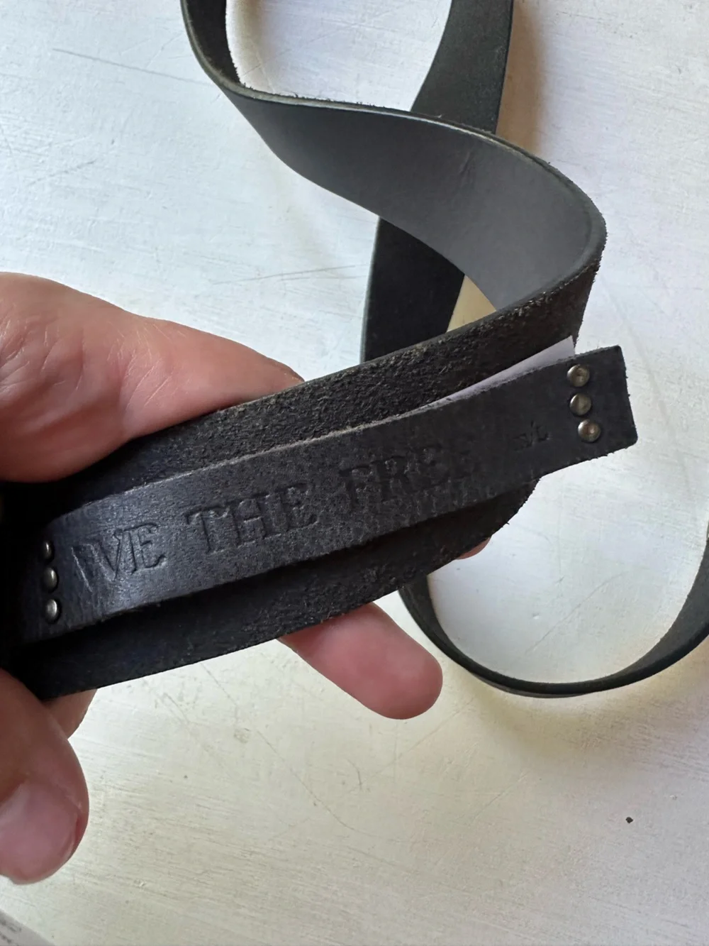 NWT Free People We The Free Getty Leather Belt